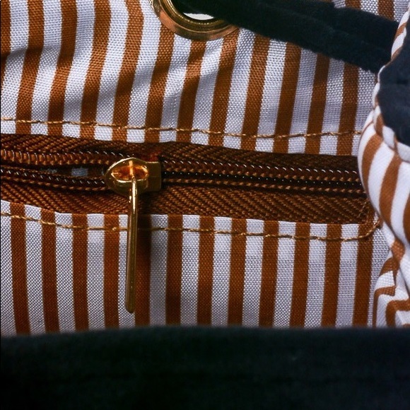 Black Velvet Embroidered Mini Backpack - Picture 3 of 3